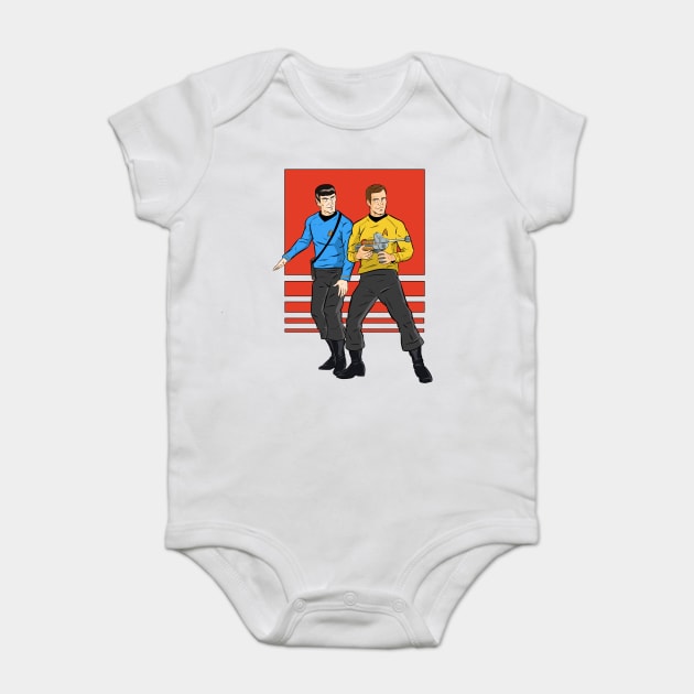 Star Trek Friends Baby Bodysuit by Jetnder